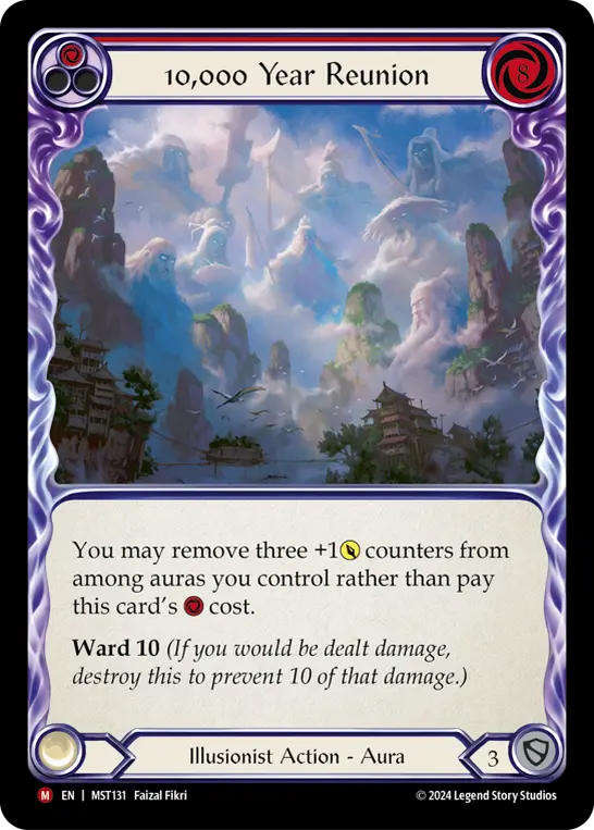 Card: 10,000 Year Reunion (red)
