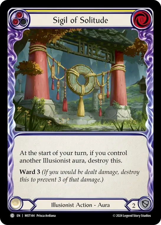 Card: Sigil of Solitude (yel)