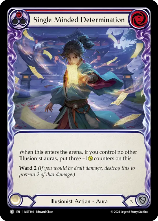 Card: Single Minded Determination (red)