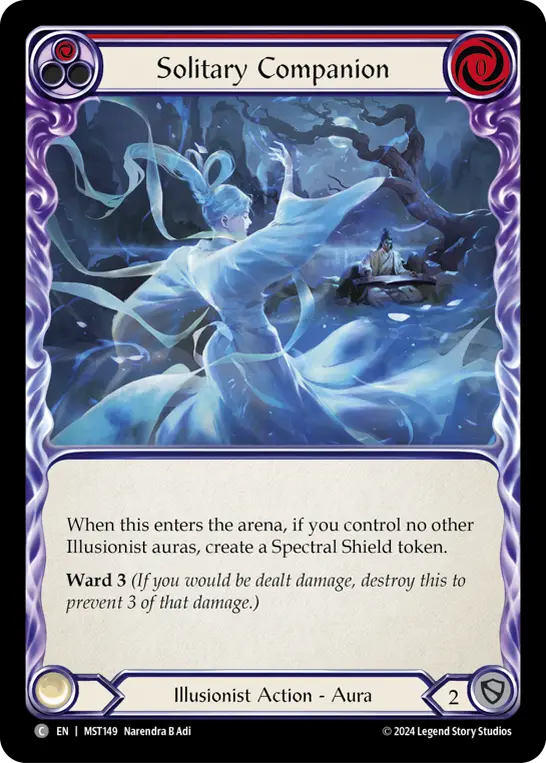Card: Solitary Companion (red)