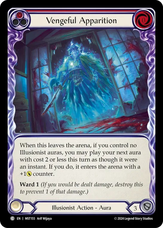Card: Vengeful Apparition (red)