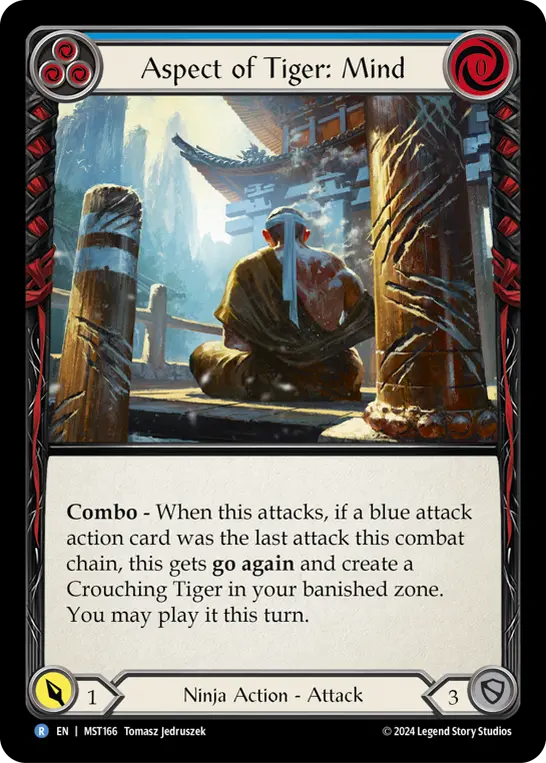 Card: Aspect of Tiger: Mind (blu)