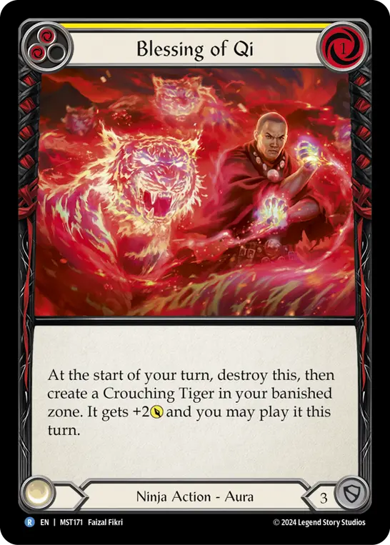 Card: Blessing of Qi (yel)