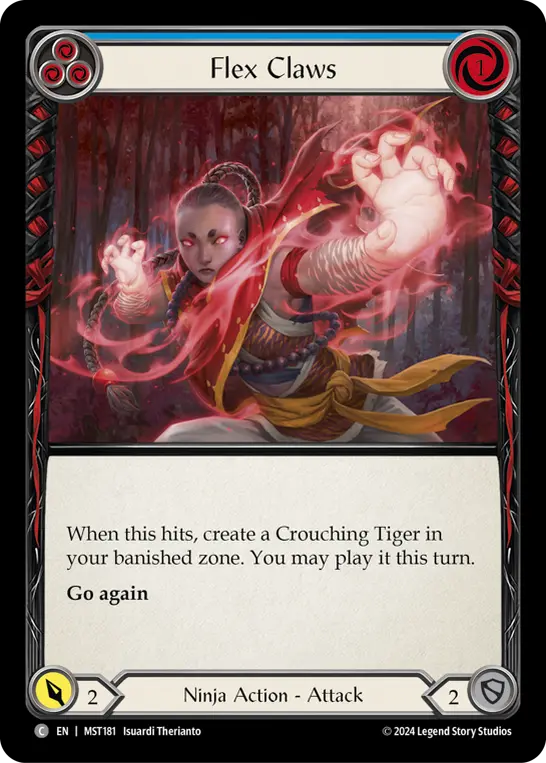 Card: Flex Claws (blu)