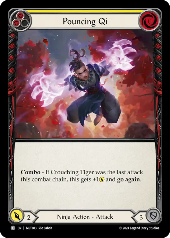 Card: Pouncing Qi (yel)