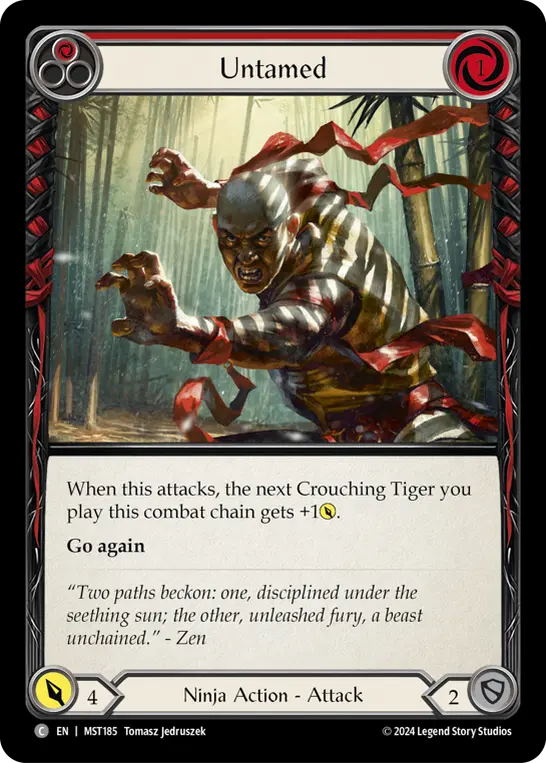 Card: Untamed (red)
