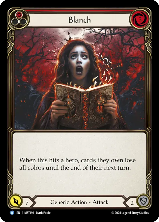 Card: Blanch (red)