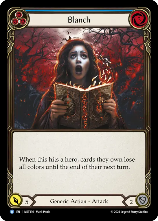 Card: Blanch (blu)