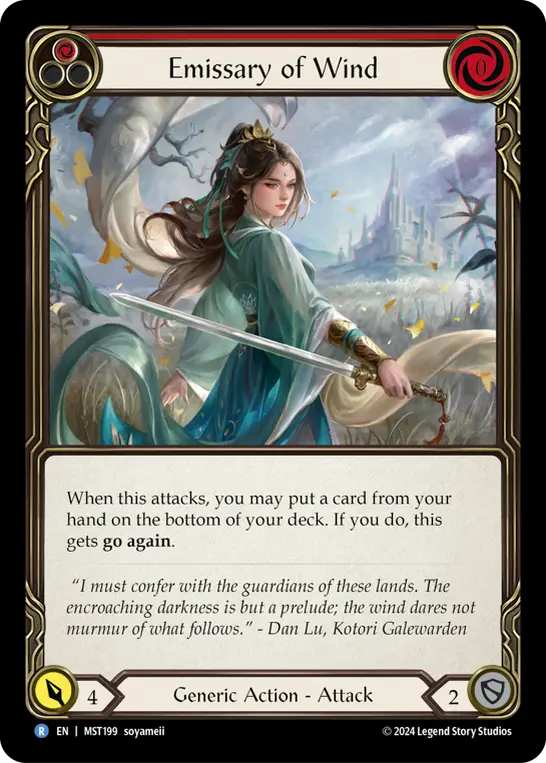 Card: Emissary of Wind (red)