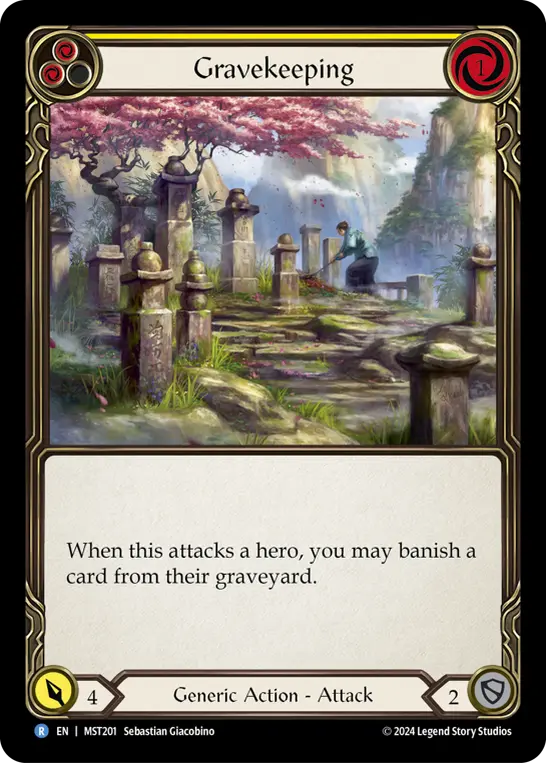 Card: Gravekeeping (yel)