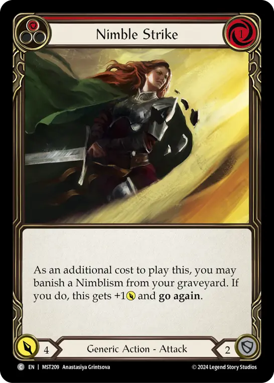 Card: Nimble Strike (red)