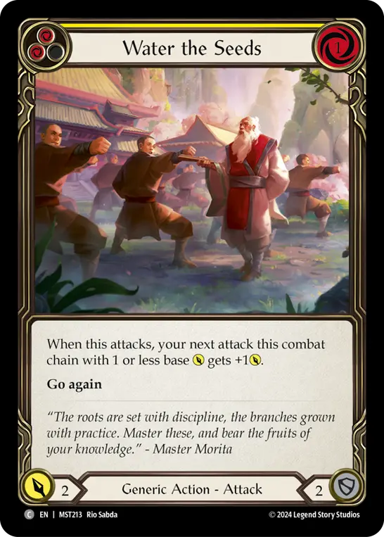 Card: Water the Seeds (yel)