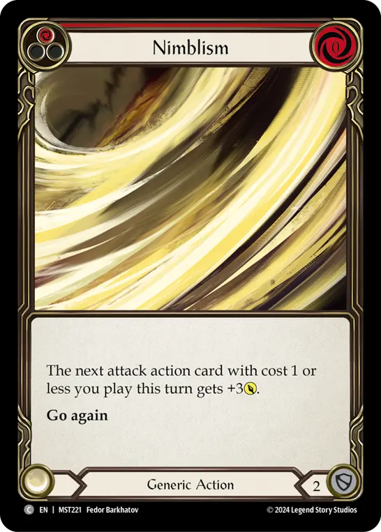Card: Nimblism (red)