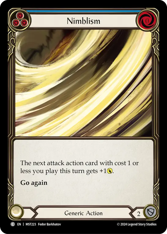 Card: Nimblism (blu)