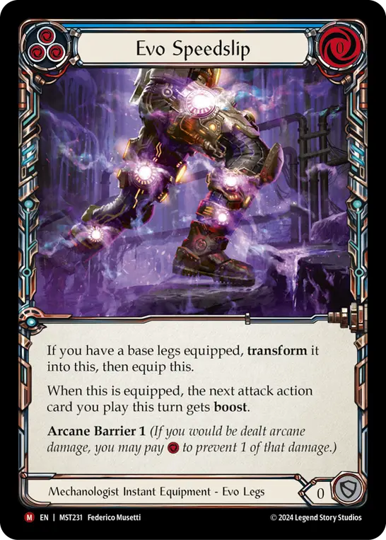 Card: Evo Speedslip (blu)