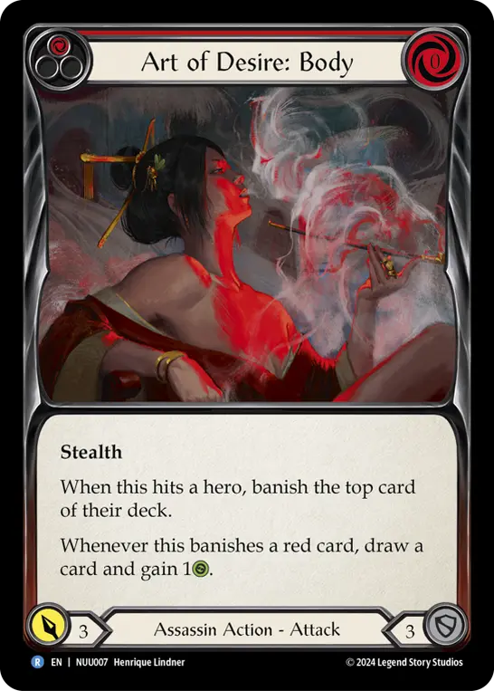 Card: Art of Desire: Body (red)