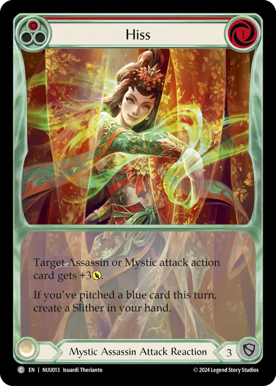 Card: Hiss (red)