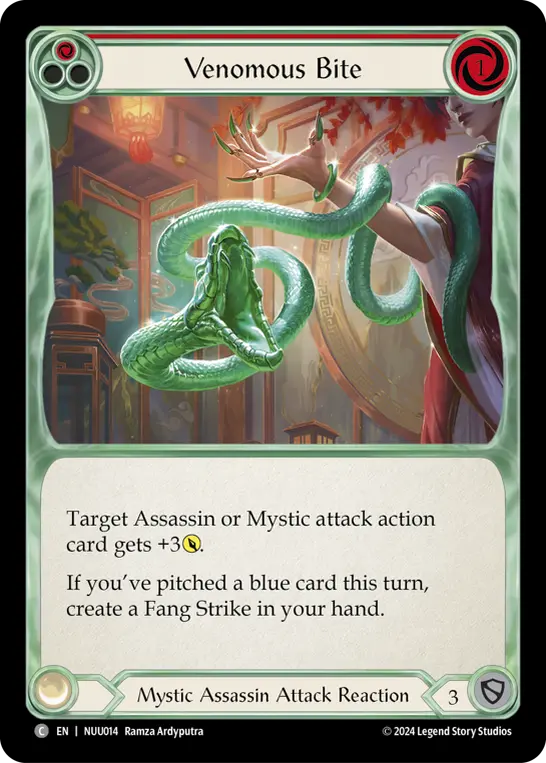 Card: Venomous Bite (red)