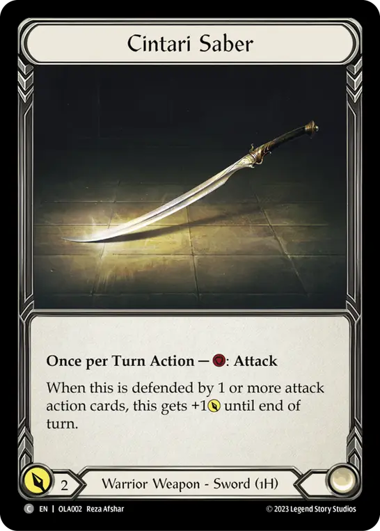 Card: Cintari Saber