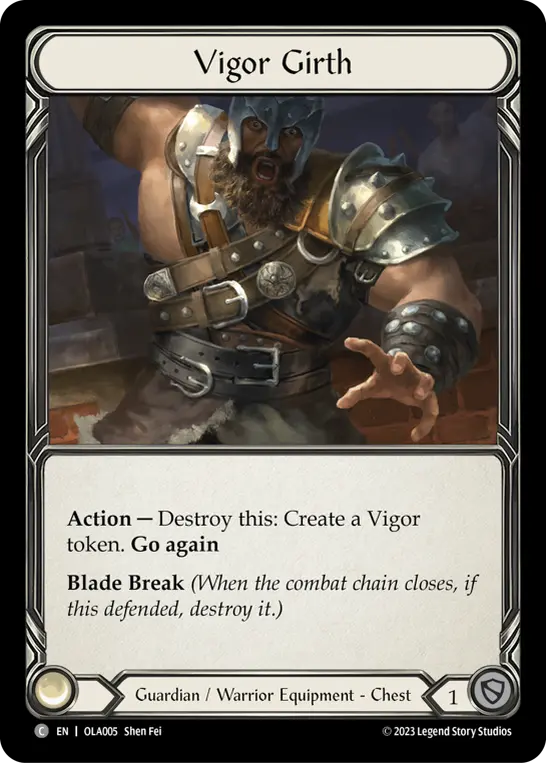 Card: Vigor Girth