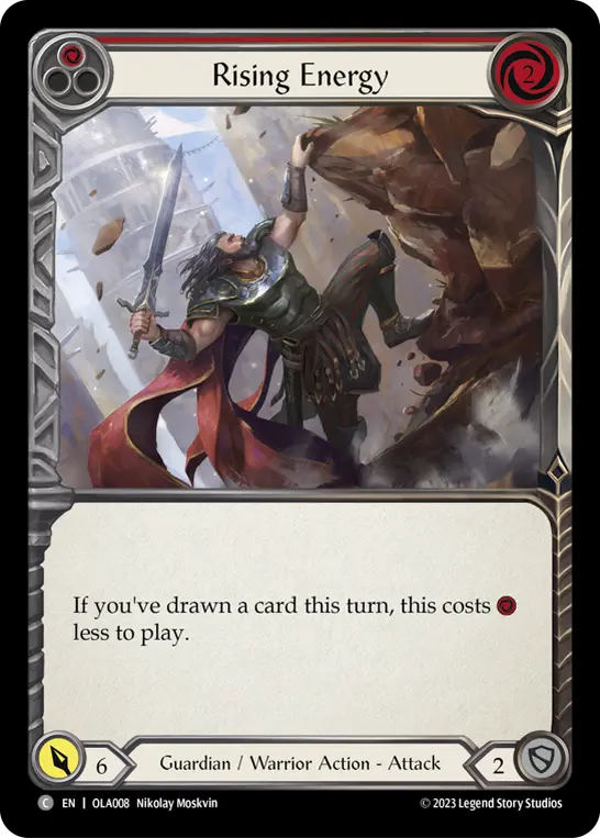 Card: Rising Energy (red)