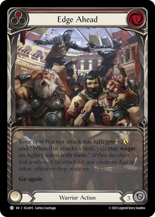 Card: Edge Ahead (red)