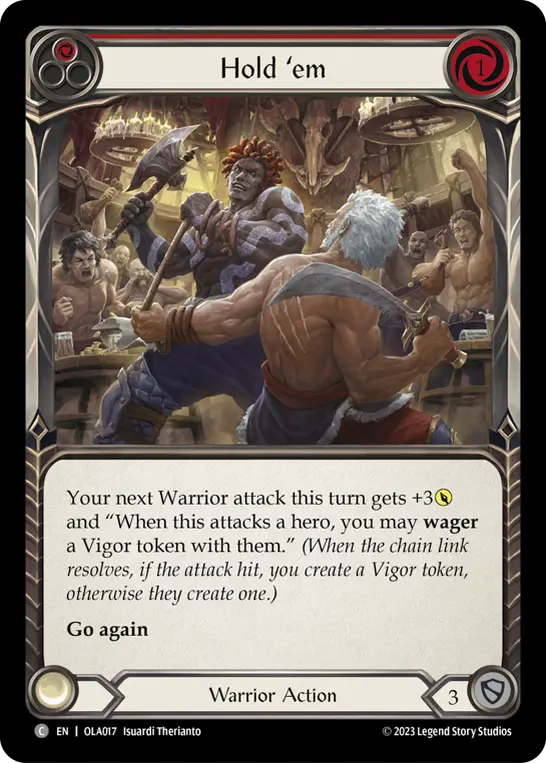 Card: Hold 'em (red)