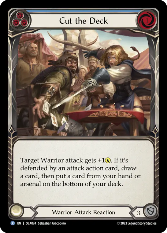 Card: Cut the Deck (blu)