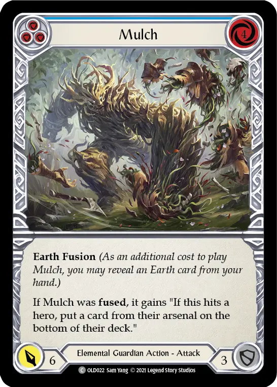 Card: Mulch (blu)