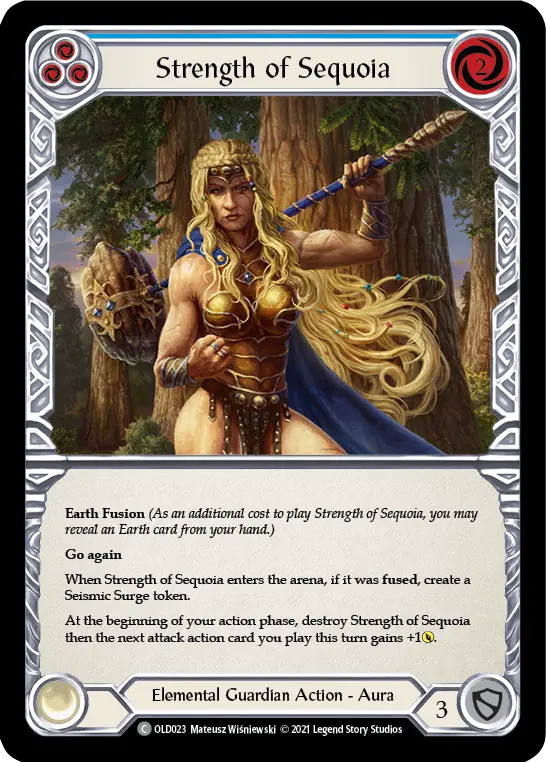 Card: Strength of Sequoia (blu)