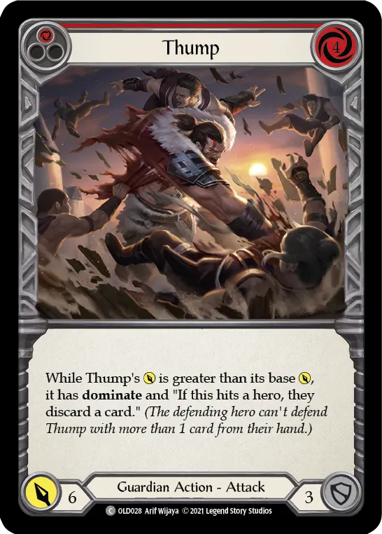 Card: Thump (red)