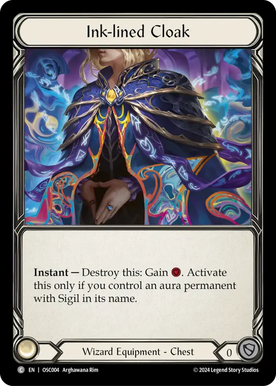 Card: Ink-lined Cloak