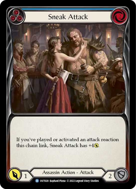 Card: Sneak Attack (blu)