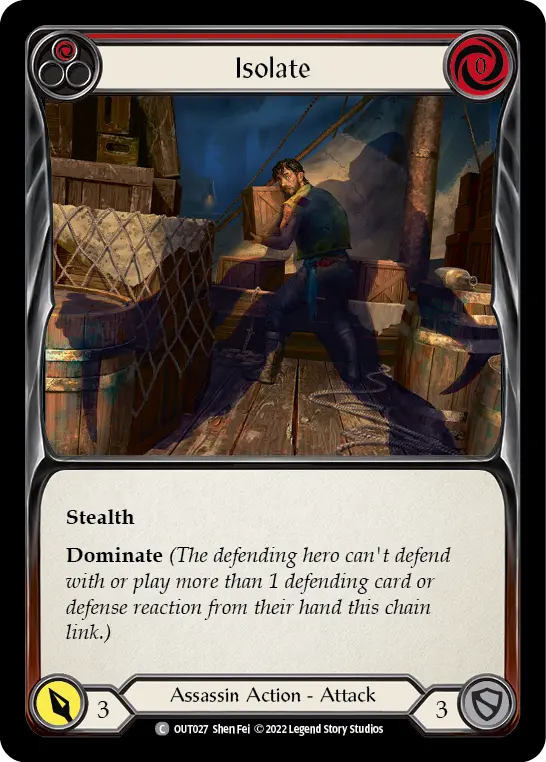 Card: Isolate (red)