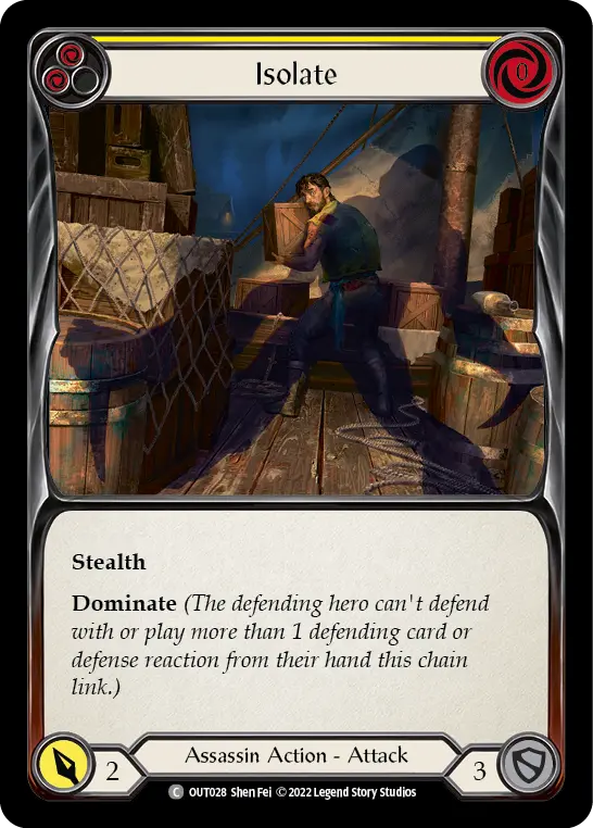 Card: Isolate (yel)