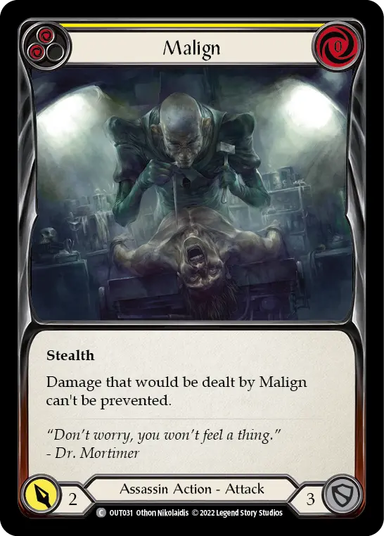 Card: Malign (yel)