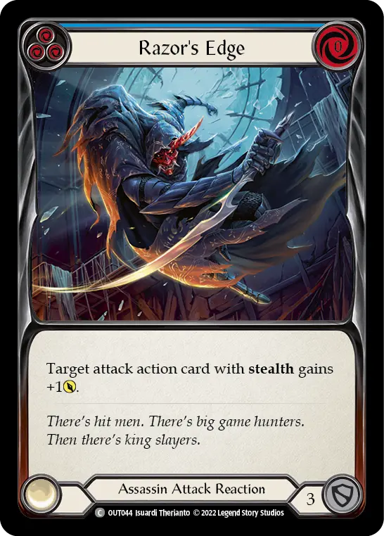 Card: Razor's Edge (blu)