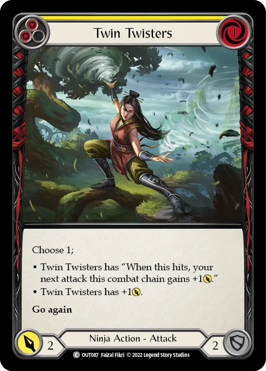 Card: Twin Twisters (yel)