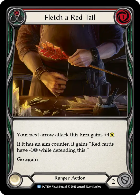 Card: Fletch a Red Tail (red)