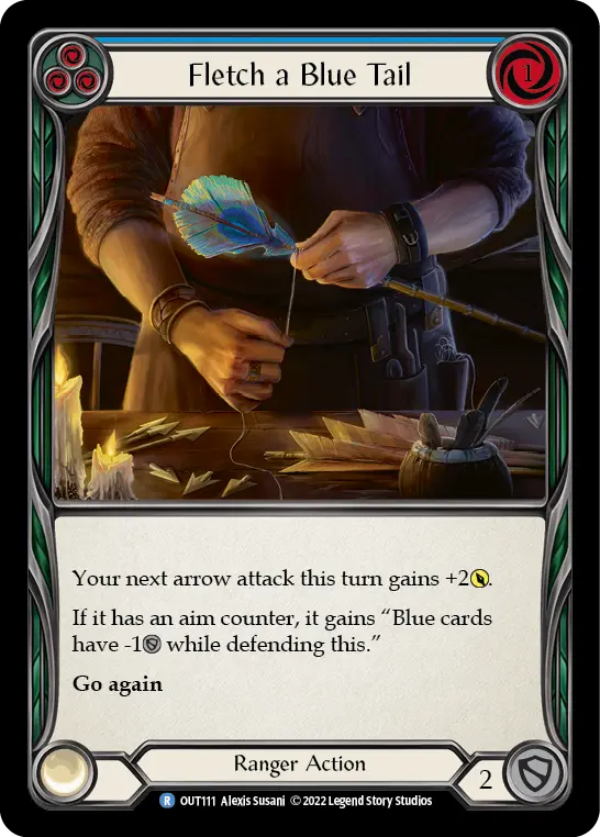 Card: Fletch a Blue Tail (blu)