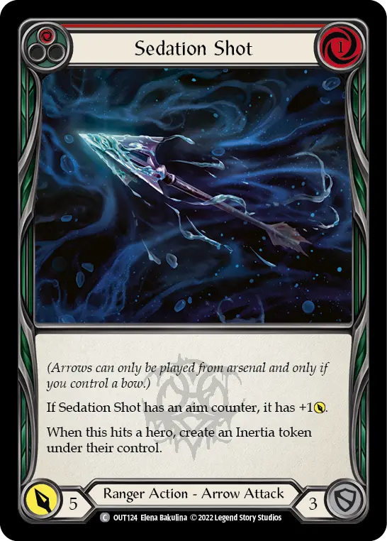 Card: Sedation Shot (red)