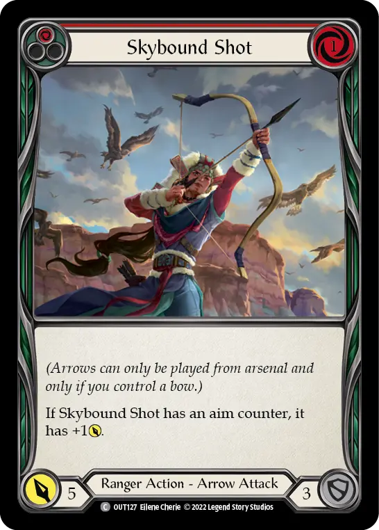 Card: Skybound Shot (red)