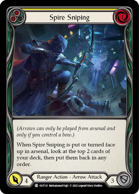 Card: Spire Sniping (yel)
