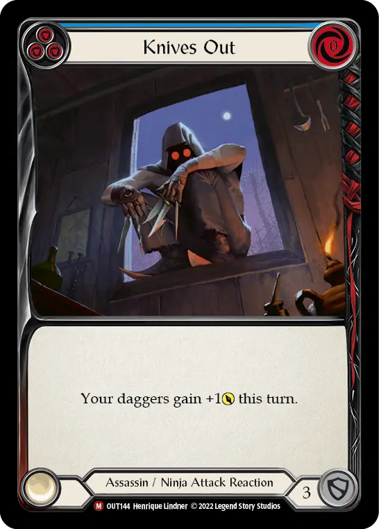 Card: Knives Out (blu)