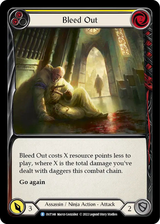 Card: Bleed Out (yel)