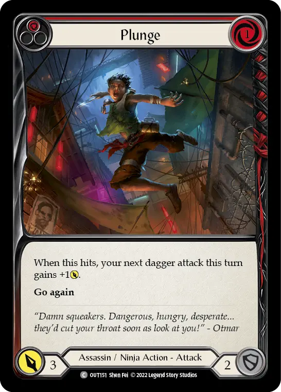 Card: Plunge (red)