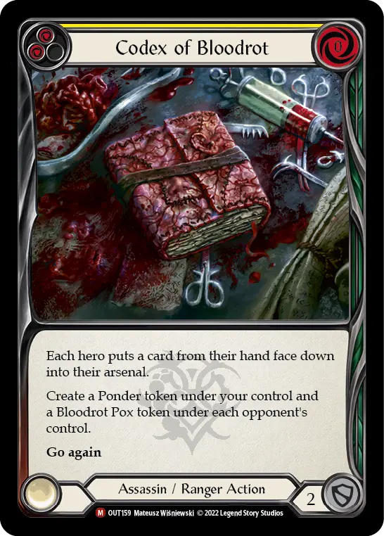 Card: Codex of Bloodrot (yel)