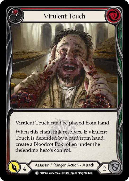 Card: Virulent Touch (red)