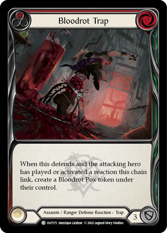 Card: Bloodrot Trap (red)