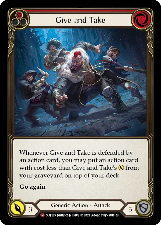 Card: Give and Take (red)